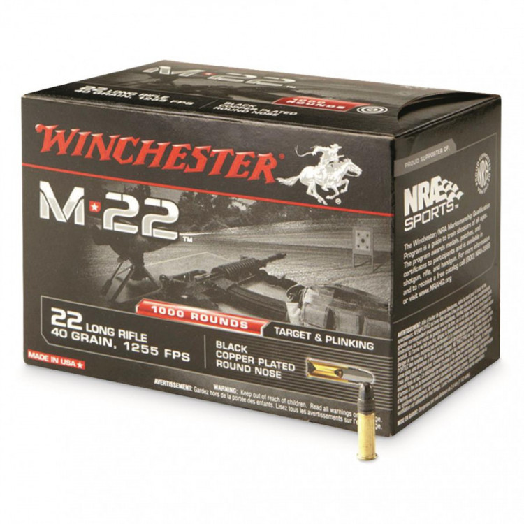 Náboje .22LR M22 Winchester