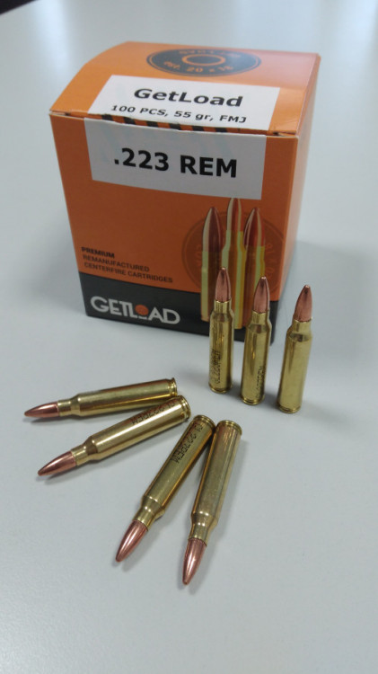 Náboje GetLoad .223Rem FMJ 55grs. č.1