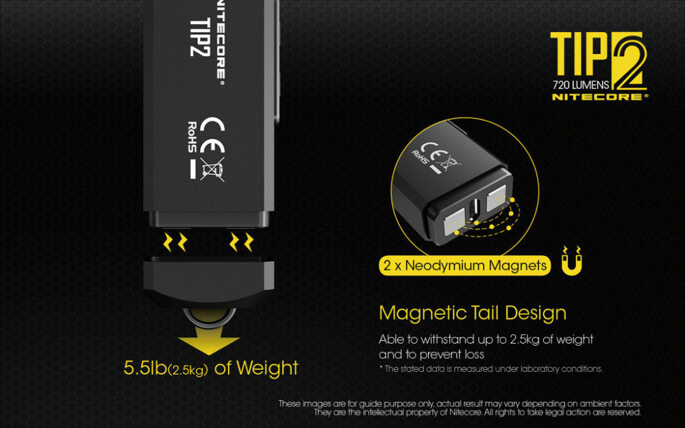 NITECORE TIP2, 720 lm, nabíjecí, černá č.12