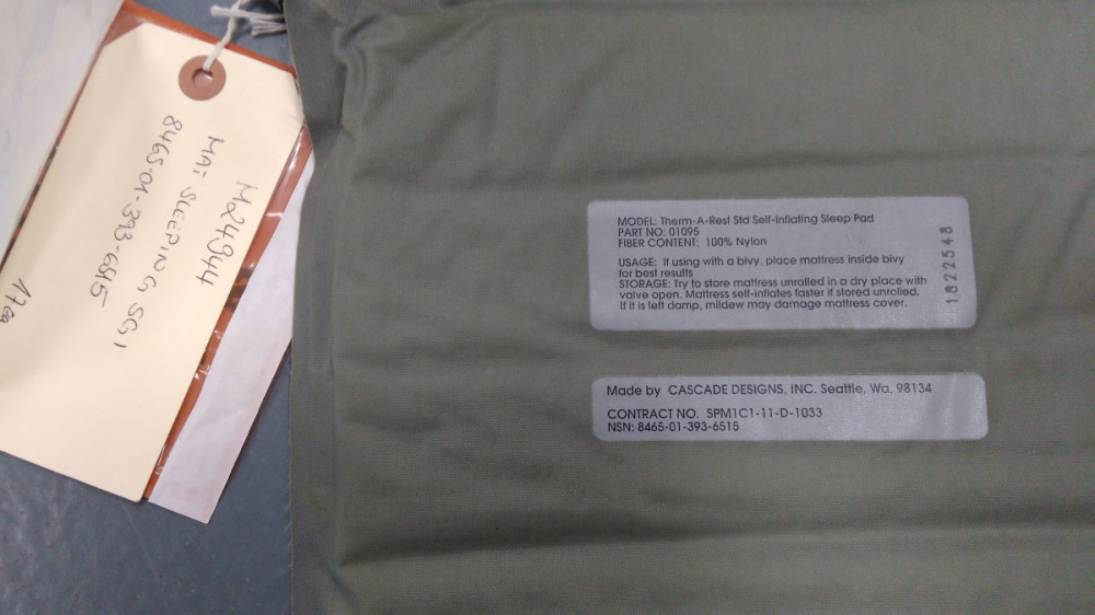 Nafukovací karimatka US Army - Originál č.1
