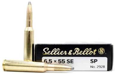 Náboje 6,5x55 SE SP (Sellier & Bellot)