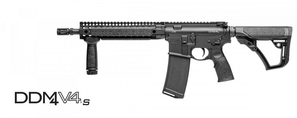 Samonabíjecí pistole Daniel Defense – DDM4 V4 S Black 11,5