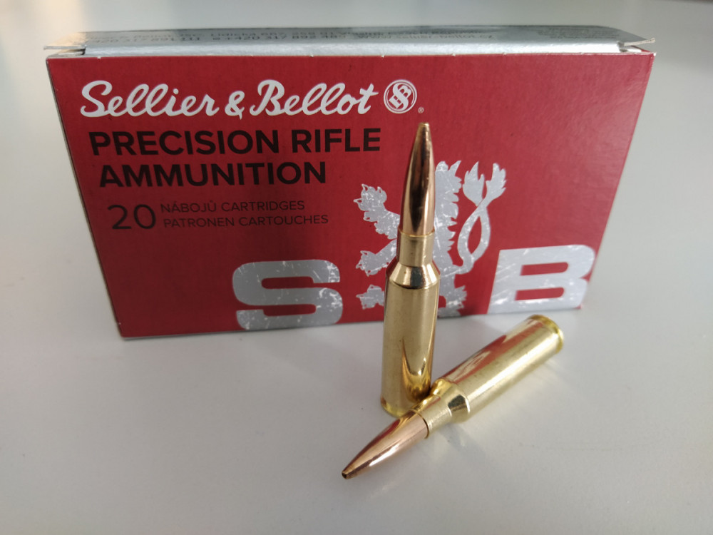 Náboje 6,5mm Creedmoor HPBT 142 grs Sellier & Bellot