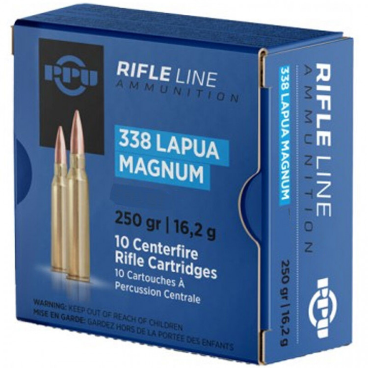 Náboje .338 Lapua Magnum HPBT 2250gr PPU č.1