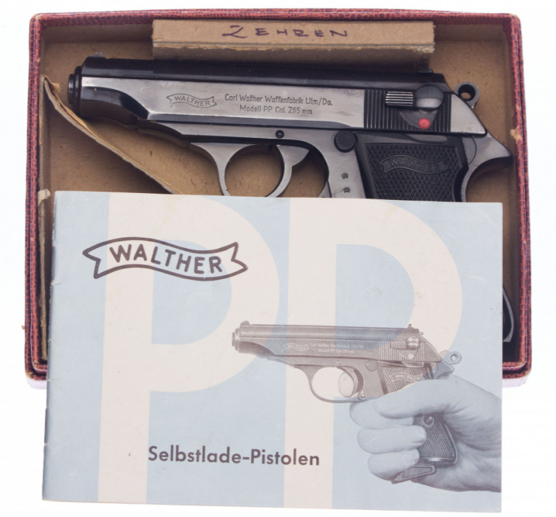 Pistole samonabíjecí Walther PP Bundeswehr č.4