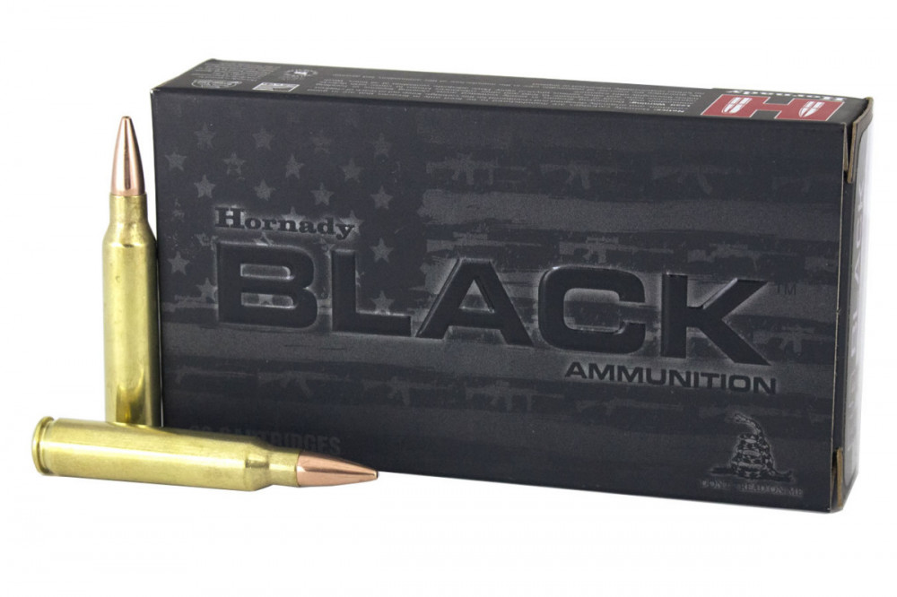 Náboje .223 Rem BTHP 75grs. Hornady BLACK