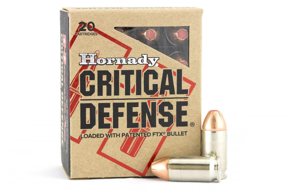 Náboje Hornady Critical Defense, .45 ACP FTX, 185grs