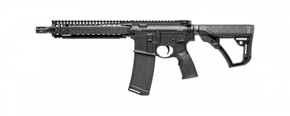 Samonabíjecí pistole Daniel Defense – DD MK18 SBR 10,3" cal .223 rem - černá
