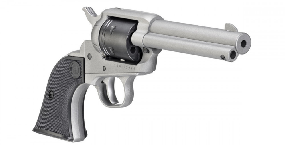 Revolver Ruger Wrangler .22 LR  -Silver Cerakote č.5