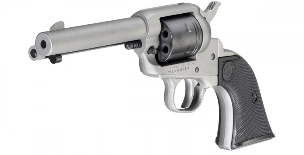 Revolver Ruger Wrangler .22 LR  -Silver Cerakote č.3