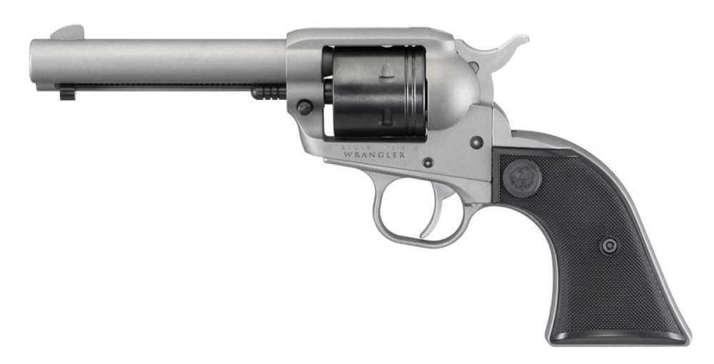 Revolver Ruger Wrangler .22 LR  -Silver Cerakote