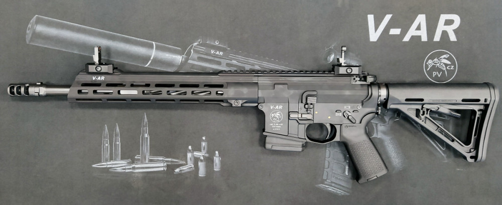 Samonabíjecí kulovnice V-AR 2021 .223 rem, hlaveň 14,5