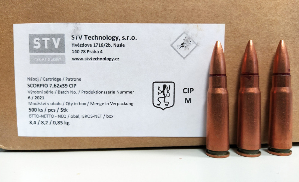 Náboje STV 7,62x39 - Čína č.1
