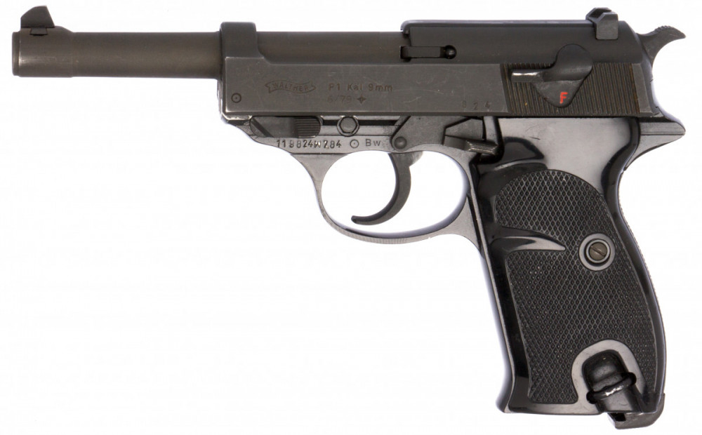 Pistole Walther P1 9mm Luger č.1