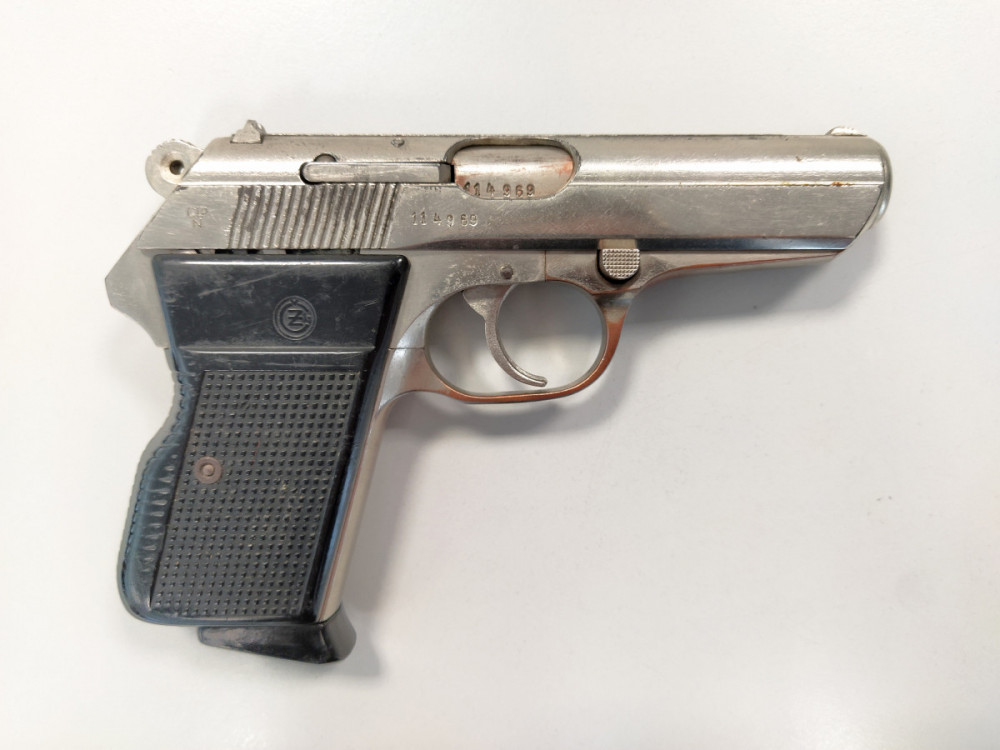 Pistole samonabíjecí CZ 70 - nikl č.2