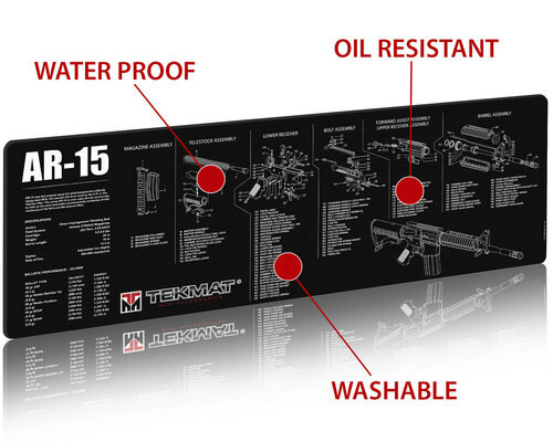 Podložka na čištění zbraní TEKMAT s motivem AR-15 č.3