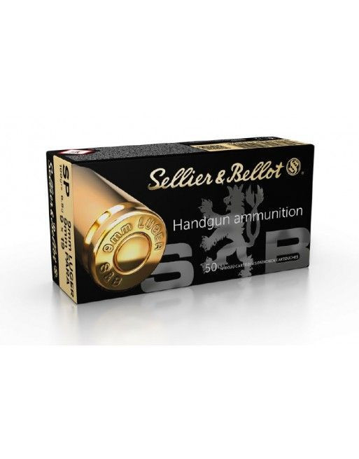 Náboje 9mm Luger Sellier & Bellot SP 100grs. č.1