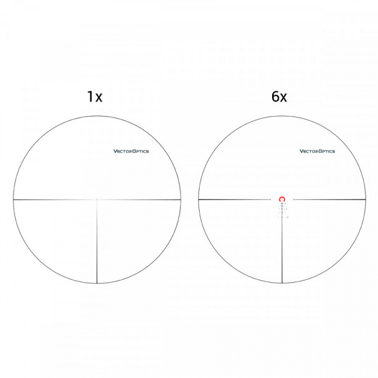 Puškohled VECTOR CONTINENTAL 34MM Riflescope 1-6x28 FFP č.15