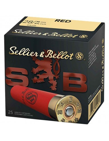 Náboje 28/70 RED 2,25mm Sellier & Bellot č.1