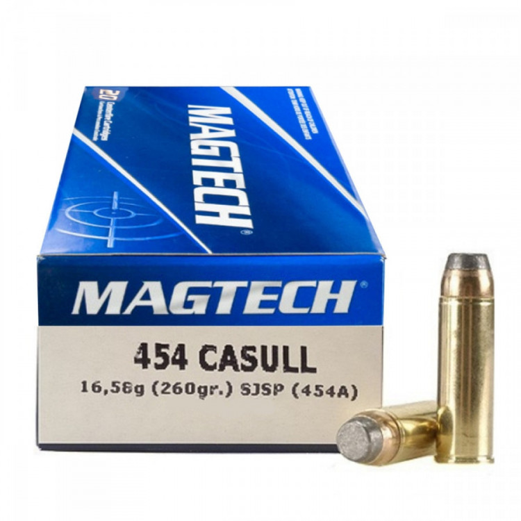 Náboje .454 Casull SJSP (Magtech)