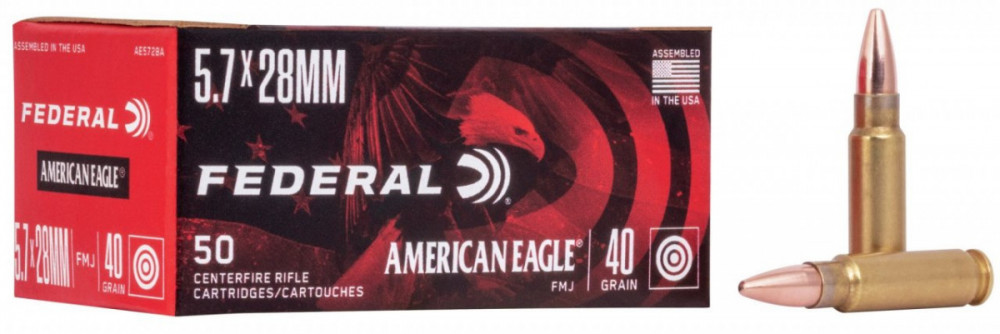 Náboje Federal American Eagle 5,7x28 mm FMJ 40grs č.1