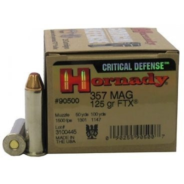 Náboje Hornady, Critical Defense, .357 MAG FTX, 125grs č.1