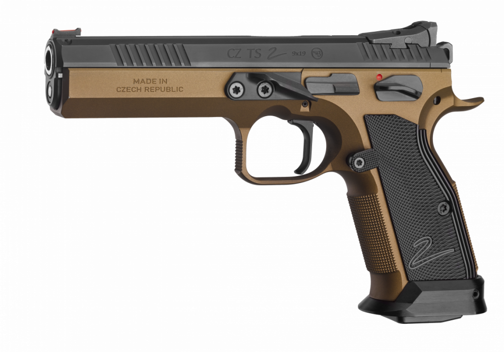 Samonabíjecí pistole CZ 75 TS 2 Deep Bronze - 9mm Luger č.1