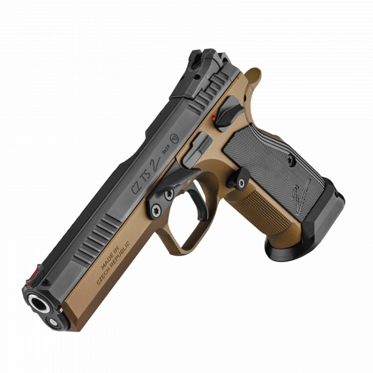Samonabíjecí pistole CZ 75 TS 2 Deep Bronze - 9mm Luger č.3