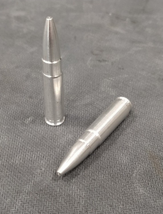 Školní/vybíjecí náboj HLINÍKOVÝ .300 AAC Blackout č.1