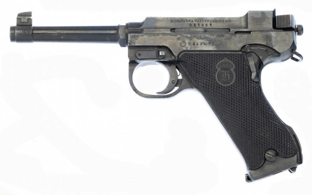 Pistole samonabíjecí Husqvarna M40 + pouzdro - KOMISE č.1