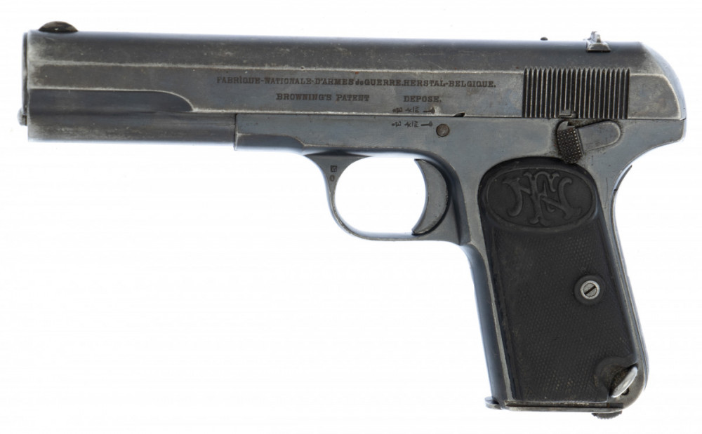 Pistole samonabíjecí FN 1903 s pažbou