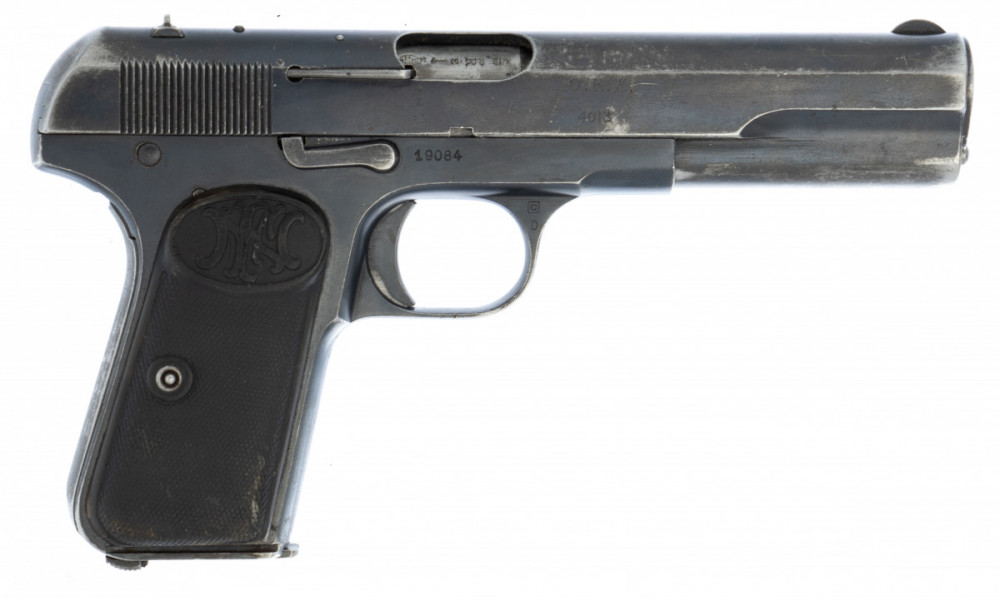 Pistole samonabíjecí FN 1903 s pažbou č.2