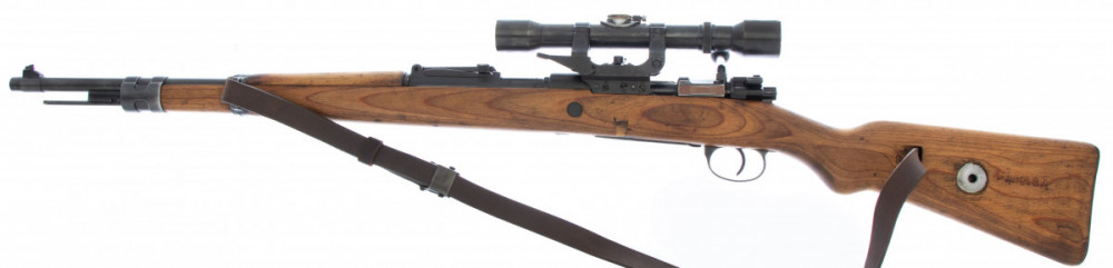 Puška Mauser K98 s optikou - KOMISE č.1