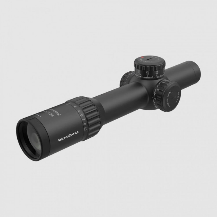 Puškohled VECTOR CONTINENTAL X10 1-10x28 ED FFP RAD-C č.4