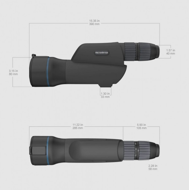 Pozorovací dalekohled Vector CONTINENTAL 20-60X80 ED SPOTTING SCOPE č.9