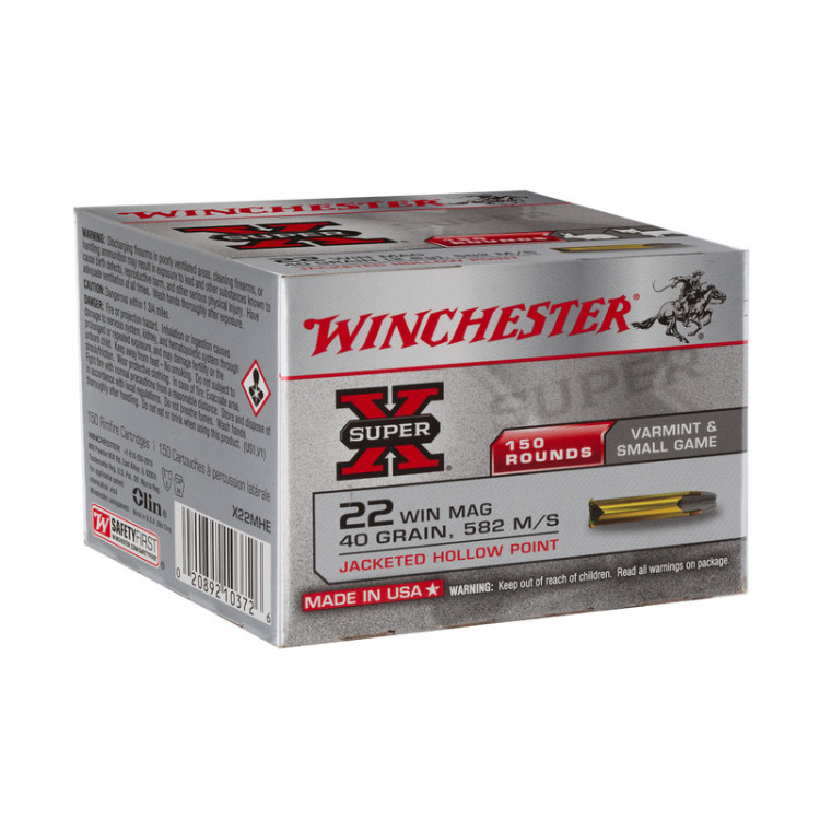 Náboje Winchester Super-X .22 WM JHP č.1