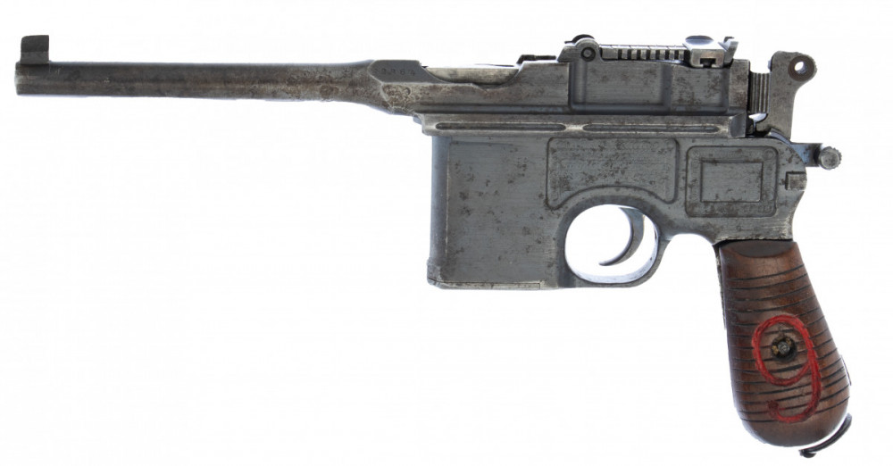 Pistole samonabíjecí Mauser C96 + pažba - KOMISE č.1