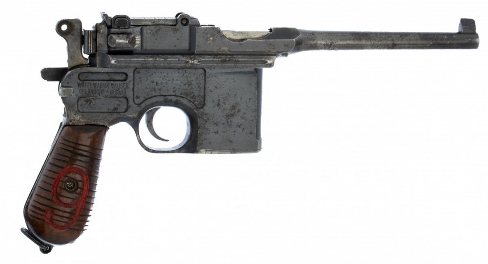 Pistole samonabíjecí Mauser C96 + pažba - KOMISE č.2