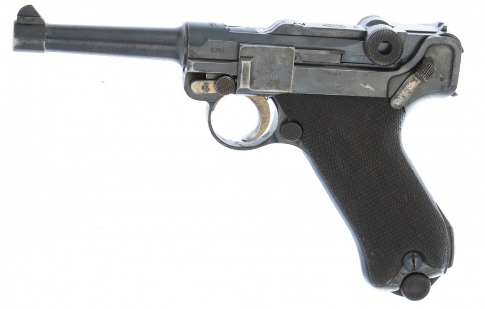 Pistole samonabíjecí DWM P.08 s pouzdrem - KOMISE č.1