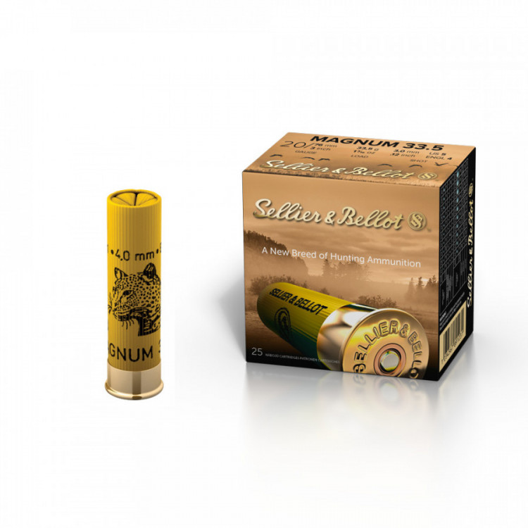 Náboje 20/76 Magnum 3,5mm Sellier & Bellot