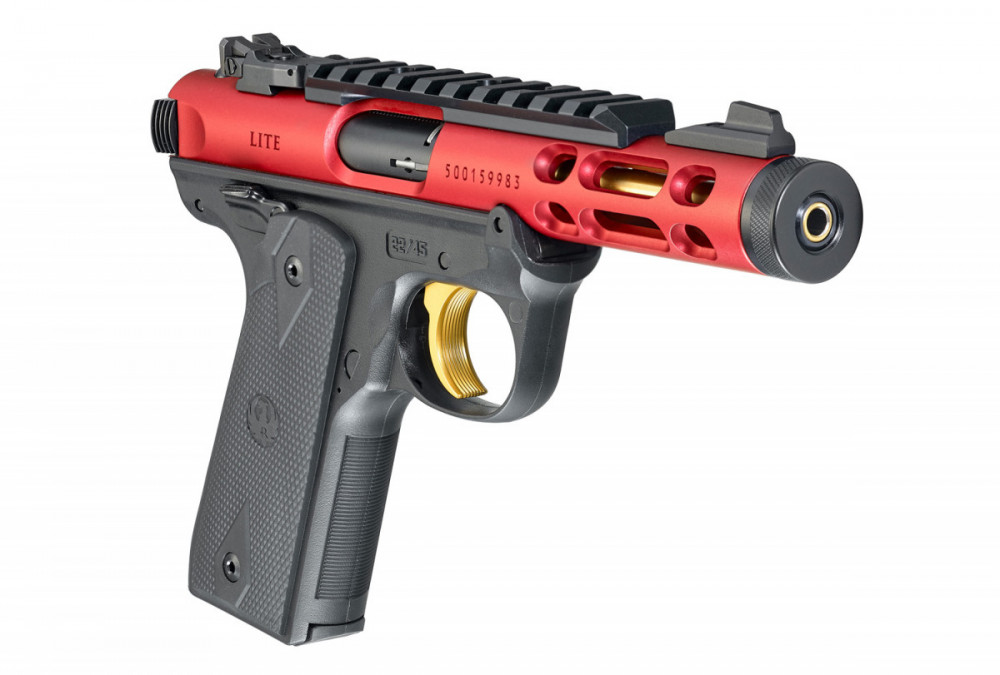 Pistole samonabíjecí Ruger MkIV 22/45 Lite - RED č.3