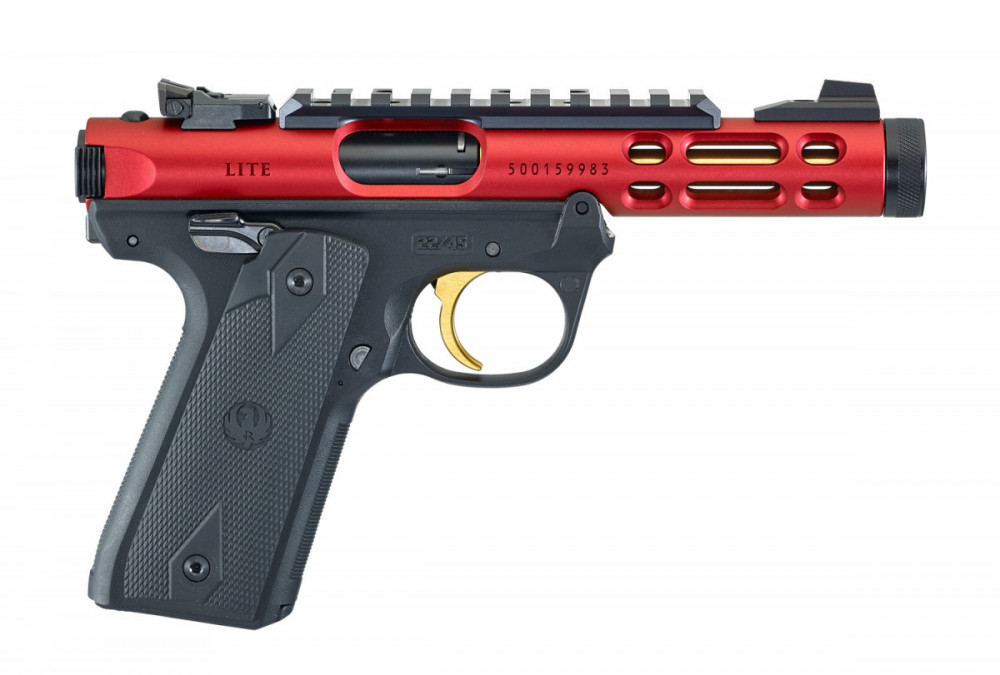 Pistole samonabíjecí Ruger MkIV 22/45 Lite - RED č.4