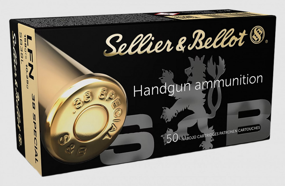 Náboje .38 Special LFN Sellier & Bellot