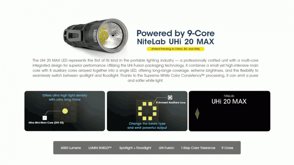 Svítilna NITECORE EDC31 - 3500 lm č.7