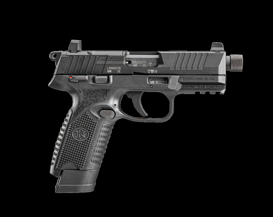 Pistole samonabíjecí FN 502 Tactical .22 LR - Černá č.1