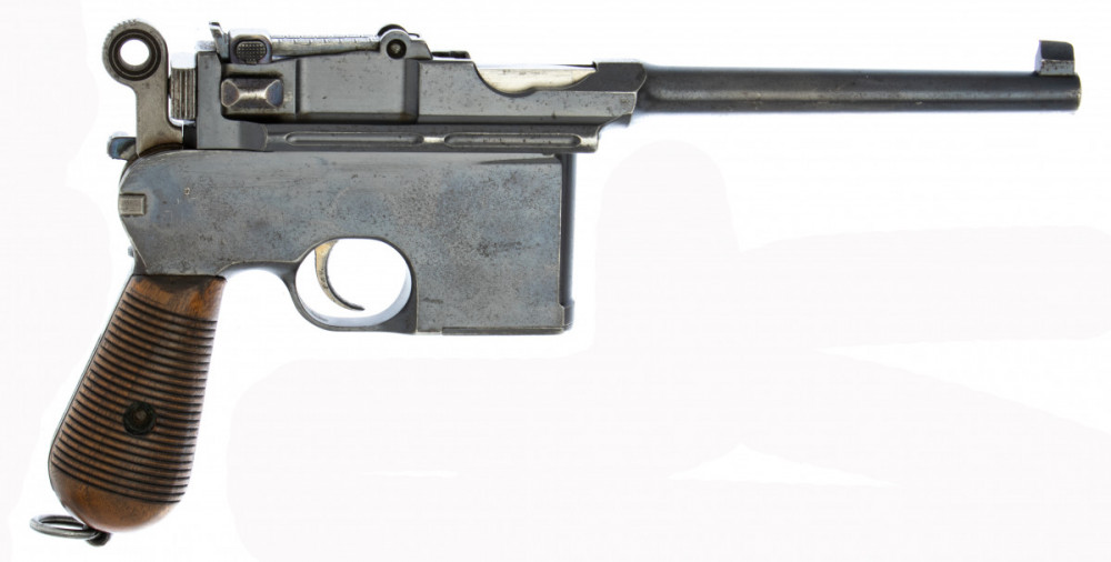 Pistole samonabíjecí Mauser C96 + pažba - KOMISE č.2