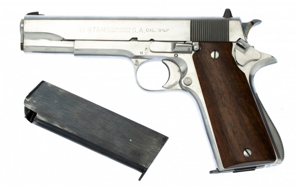 Pistole samonabíjecí STAR B - 9mm Luger č.1
