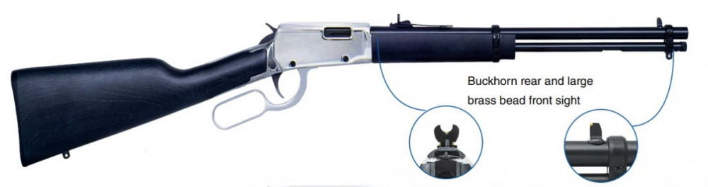 Malorážka opakovací Rossi Rio Bravo - Nikl - .22 LR
