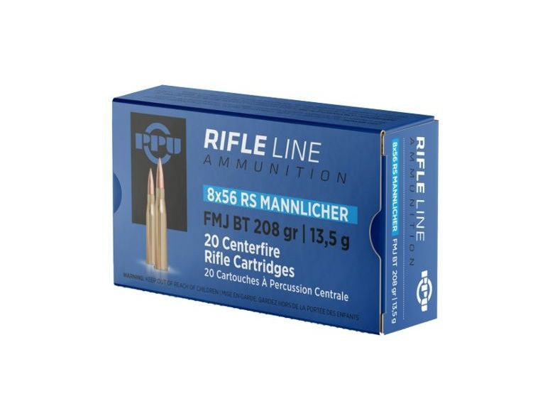 Náboje 8x56 RS Mannlicher (PPU) č.1