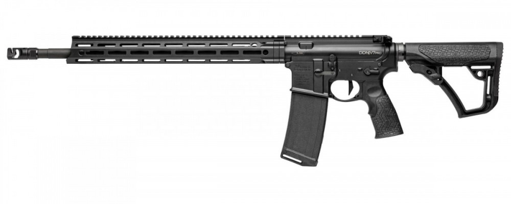 Puška samonabíjecí Daniel Defense – DDM4 V7 Pro Black 18" cal .223 rem